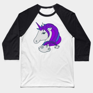 unicorn Girl Power Baseball T-Shirt